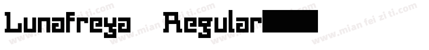 Lunafreya Regular字体转换